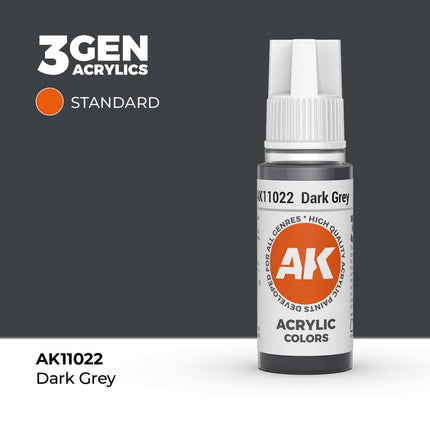 AK Interactive 3rd Generation - Dark Grey 18 ml