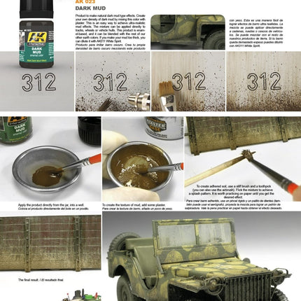 Dark Mud Effect AK023 - AK Interactive