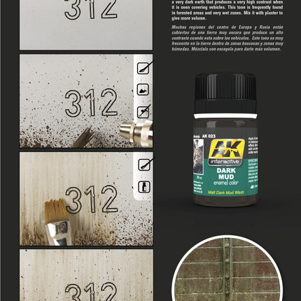 Dark Mud Effect AK023 - AK Interactive