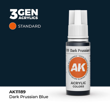 AK Interactive 3rd Generation - Dark Prussian Blue 17 ml