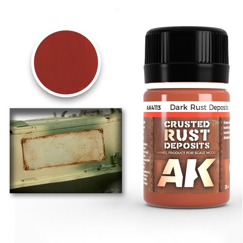 Dark Rust Deposits AK4113 - AK Interactive
