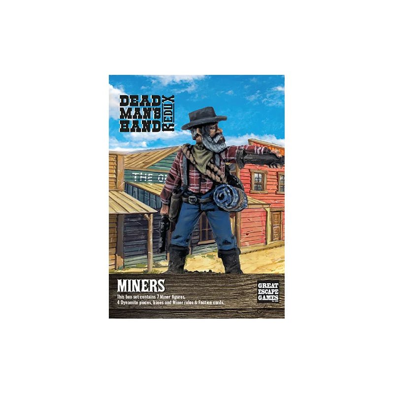 Dead Man's Hand Miners (7) - Infanterie - Great Escape Games - DMH031