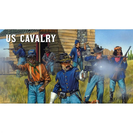Dead Man's Hand: Plastic US Cavalry/Buffalo Soldiers - Infanterie - Great Escape Games - DMHP006