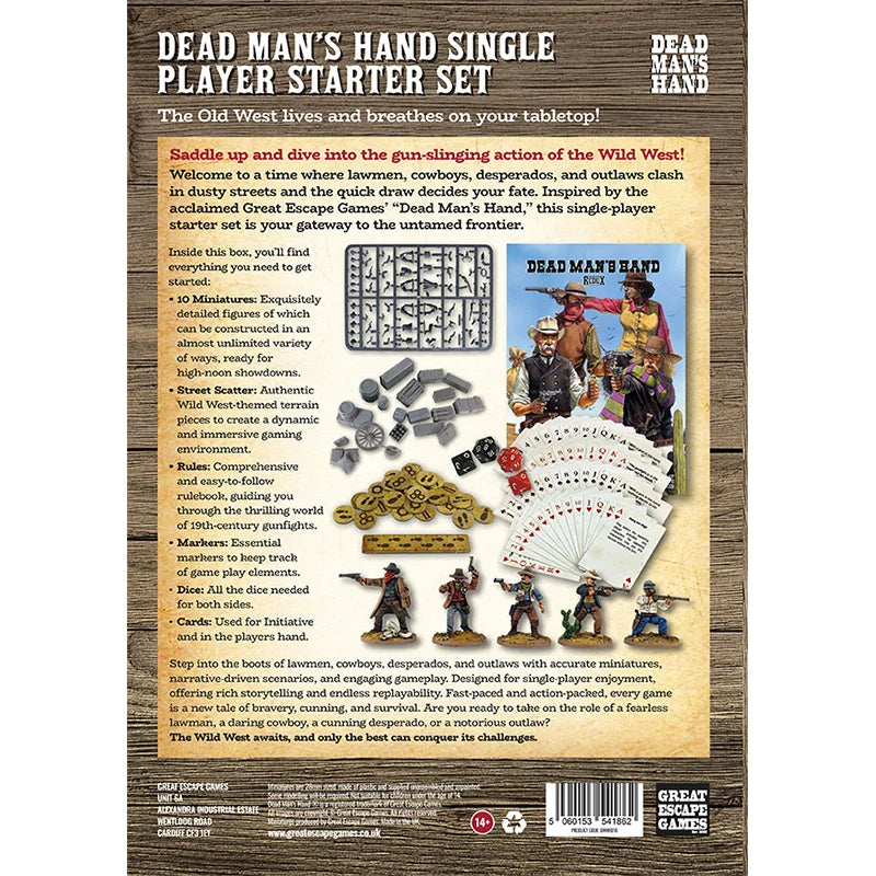 Dead Man's Hand REDUX 1-Player Gunslinger Set