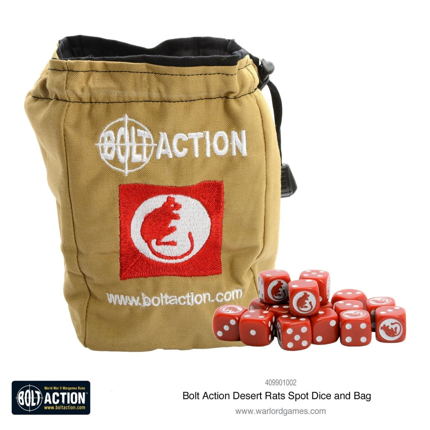 Desert Rats D6 and dice bag