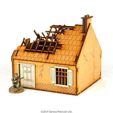 Destroyed Single - Storey House - Gelände - Sarissa - N022