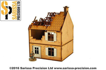 Destroyed Small House - Gelände - Sarissa - N010