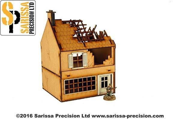 Destroyed Small Shop - Gelände - Sarissa - N006