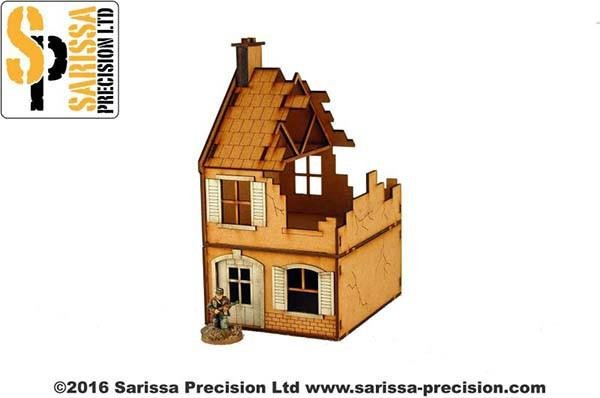 Destroyed Terrace House - Gelände - Sarissa - N002