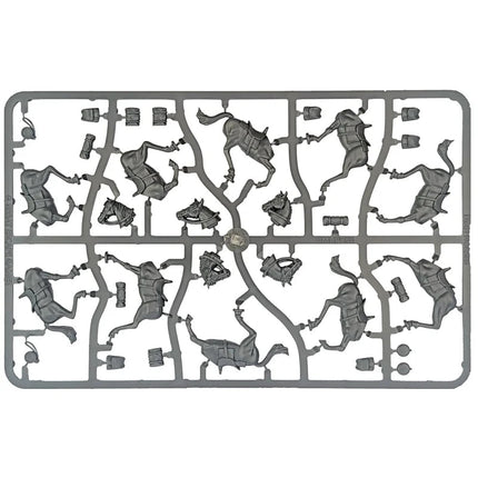 DMH Plastic Horses (10) - Zubehör & Bitz - Great Escape Games - DMHP004h
