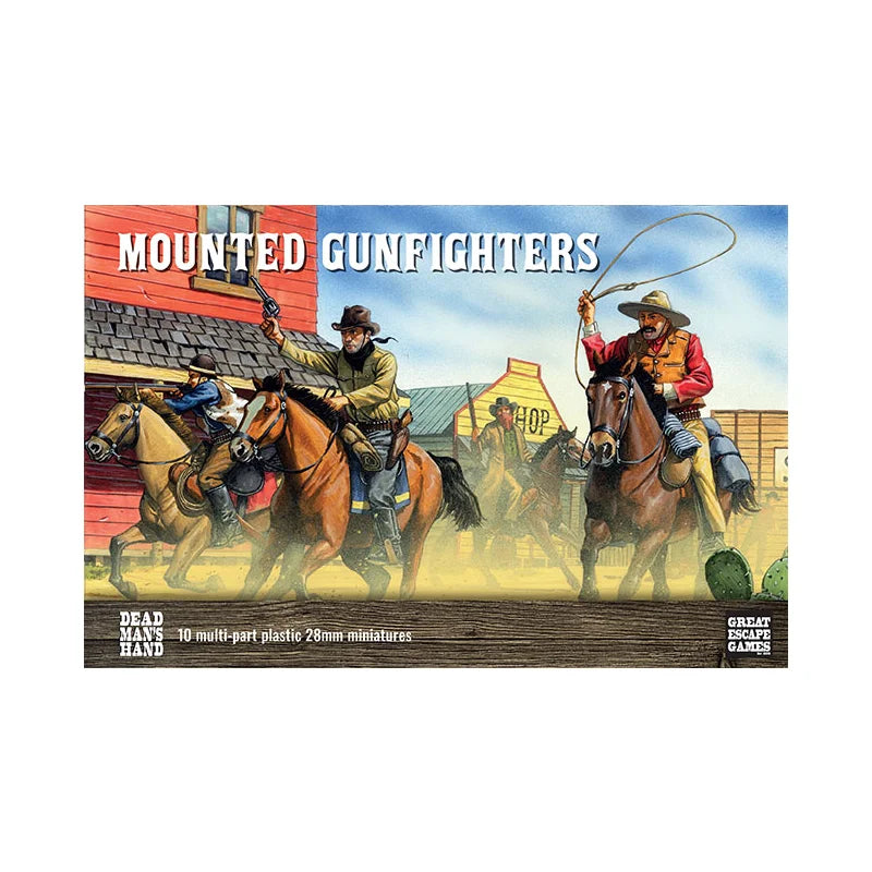 DMH Plastic Mounted Gunfighters