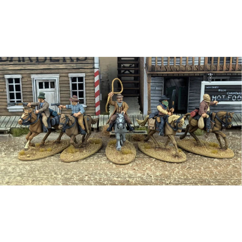 DMH Plastic Mounted Gunfighters