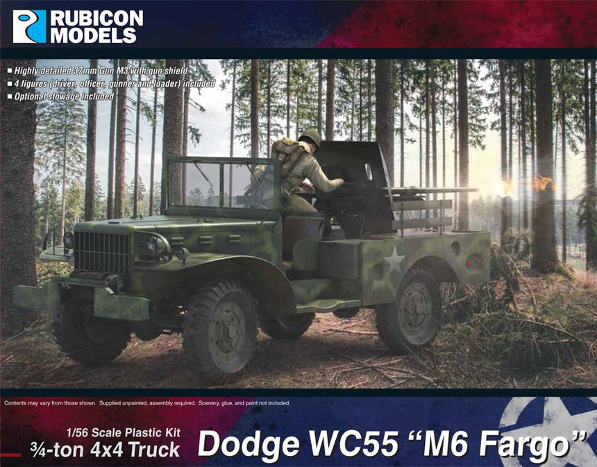 Dodge WC55 'M6 Fargo' Gun Motor Carriage - Fahrzeuge - Rubicon Models UK Ltd - 280102