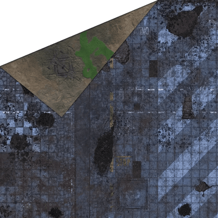 Double G - Mat: Cyberpunk and Toxic Badlands 4'x4' - Zubehör - Gamemat - X4EX