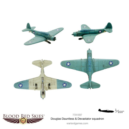 Douglas Dauntless & Devastator Squadron - Flugzeuge - Warlord Games - 772412007