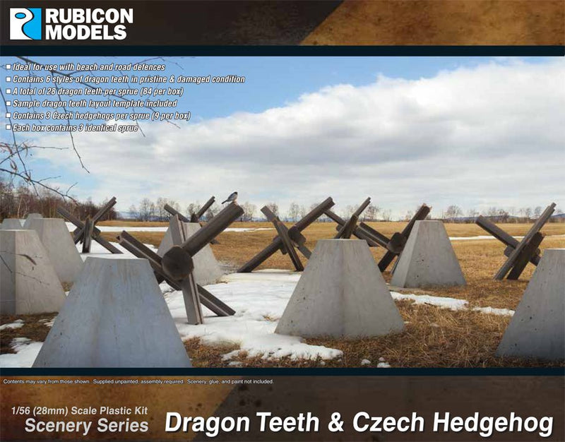 Dragon Teeth & Czech Hedgehog Set - Gelände - Rubicon Models UK Ltd - 283005