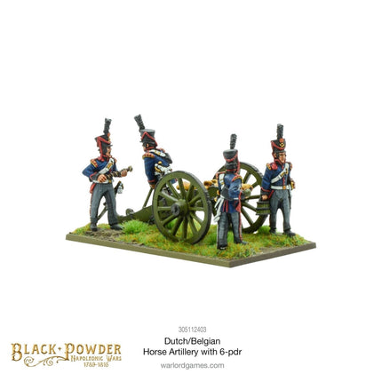 Dutch - Belgian Horse Artillery with 6 - pdr - Artillerie - Warlord Games - 305112403