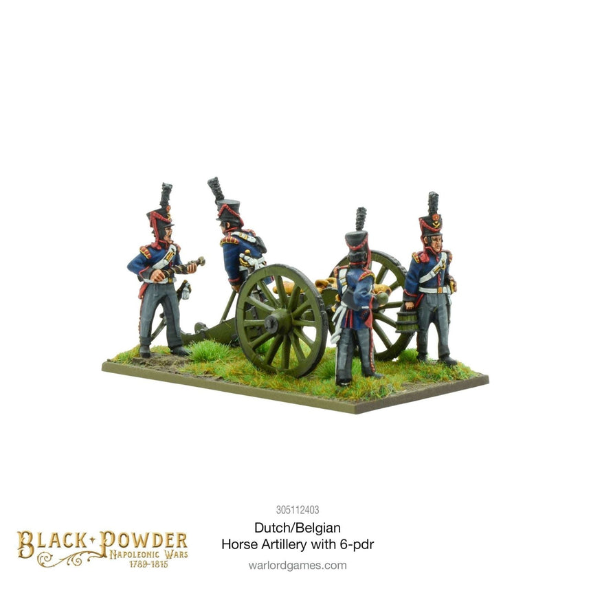 Dutch - Belgian Horse Artillery with 6 - pdr - Artillerie - Warlord Games - 305112403