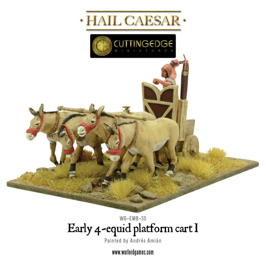Early 4 - equid platform cart I - Kavallerie - Warlord Games - WG-EMB-35