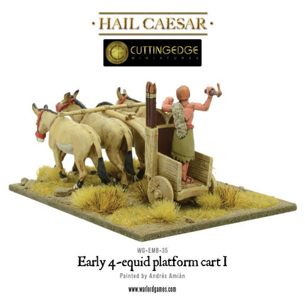 Early 4 - equid platform cart I - Kavallerie - Warlord Games - WG-EMB-35