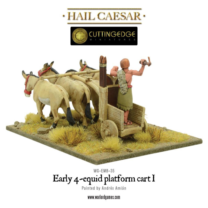 Early 4 - equid platform cart I - Kavallerie - Warlord Games - WG-EMB-35