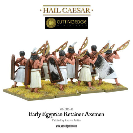 Early Egyptian retainer axemen - Infanterie - Warlord Games - WG-EMB-48