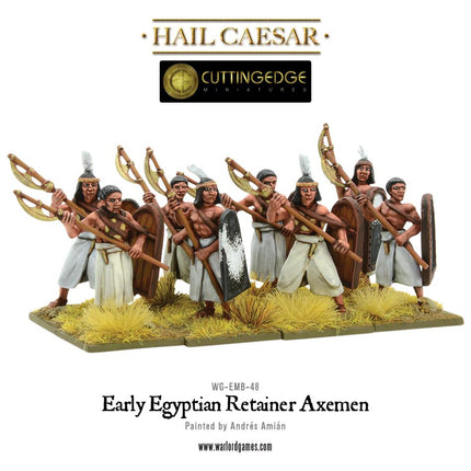 Early Egyptian retainer axemen - Infanterie - Warlord Games - WG-EMB-48