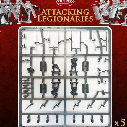 Early Imperial Roman Legionaries Attacking - Infanterie - Victrix - VXA026