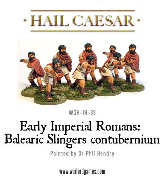 Early Imperial Romans: Balearic Slingers contubernium - Infanterie - Warlord Games - WG-IR-BAL-1