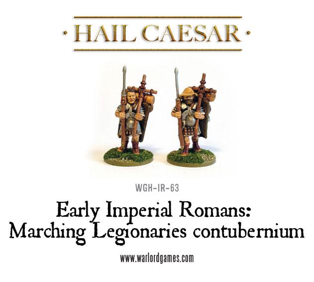 Early Imperial Romans: Marching Legionaries Contubernium - Infanterie - Warlord Games - WGH-IR-63