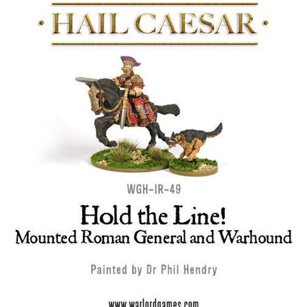 Early Imperial Romans: Mounted Roman General and Warhound