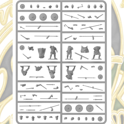Early Saxon Armoured Warriors (36 Figuren)