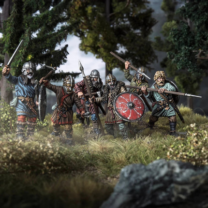 Early Saxon Unarmoured Warriors - Infanterie - Victrix - VXDA016