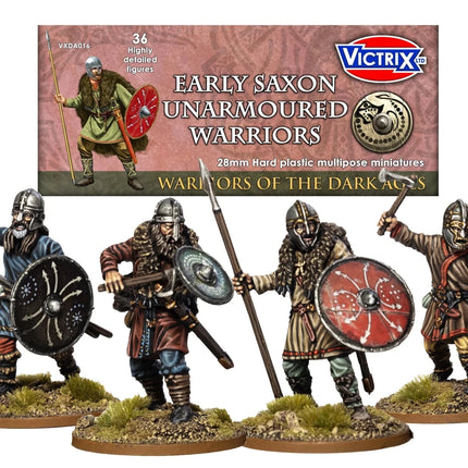 Early Saxon Unarmoured Warriors - Infanterie - Victrix - VXDA016