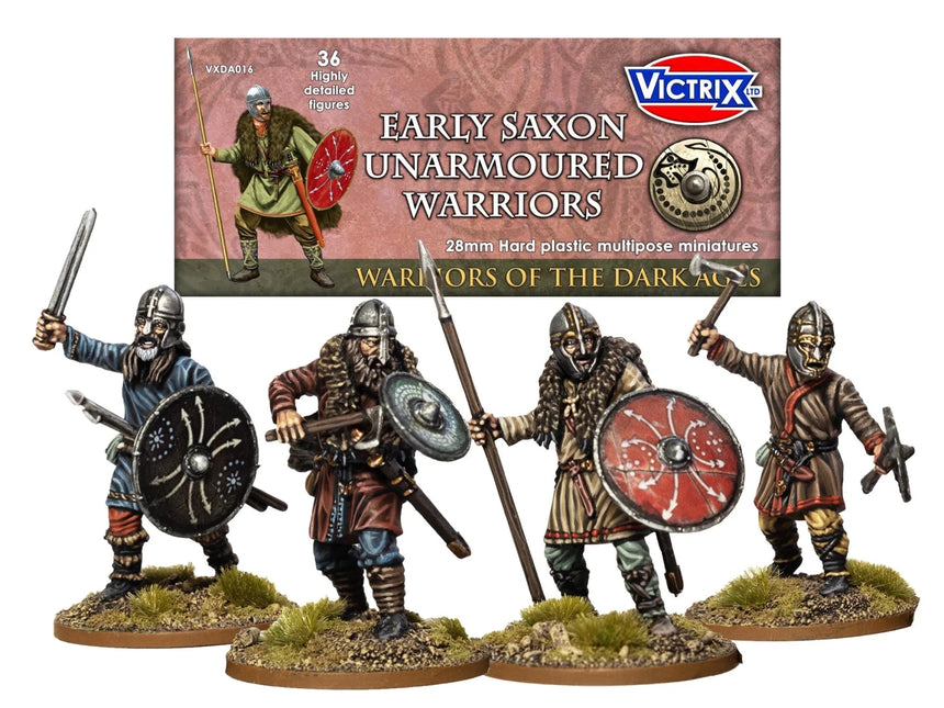 Early Saxon Unarmoured Warriors - Infanterie - Victrix - VXDA016