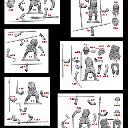 Early Saxon Warband - Starterarmee - Victrix - 