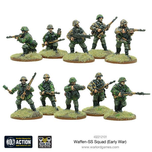 Early War Waffen - SS Squad (1939 - 1942) - Infanterie - Warlord Games - 402212101