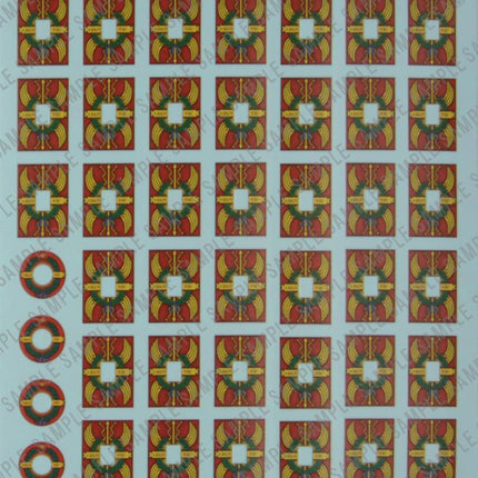 EIR Legionary Shield Designs Waterslide Transfers