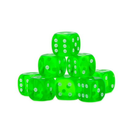 Emerald D6 Dice (10 Stk) - Zubehör - Warlord Games - WG-D6-41