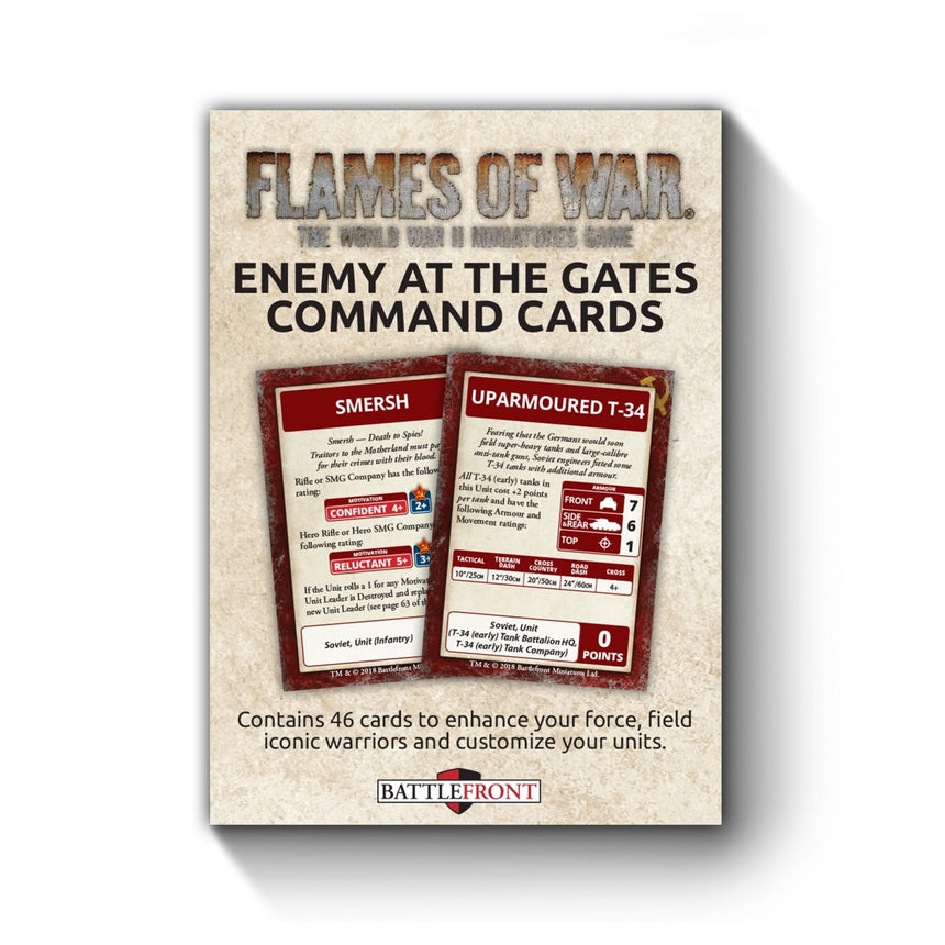 Enemy at the Gates Command Cards