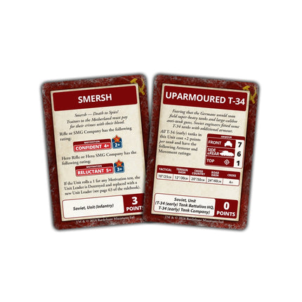 Enemy at the Gates Command Cards