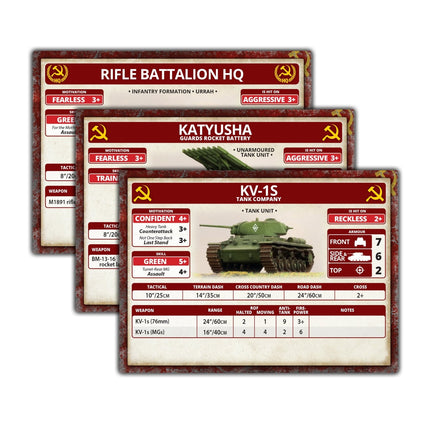 Enemy at the Gates Unit Cards