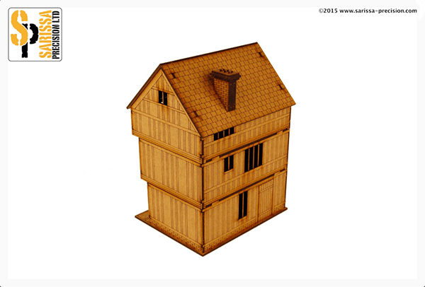 English Timber Framed Townhouse - 3 Storey - Wide