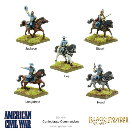 Epic Battles Confederate Commanders - Sonder - /Einzelmodelle - Warlord Games - 312414010