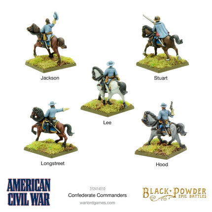 Epic Battles Confederate Commanders - Sonder - /Einzelmodelle - Warlord Games - 312414010