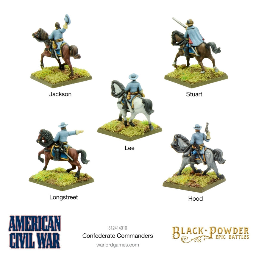 Epic Battles Confederate Commanders - Sonder - /Einzelmodelle - Warlord Games - 312414010