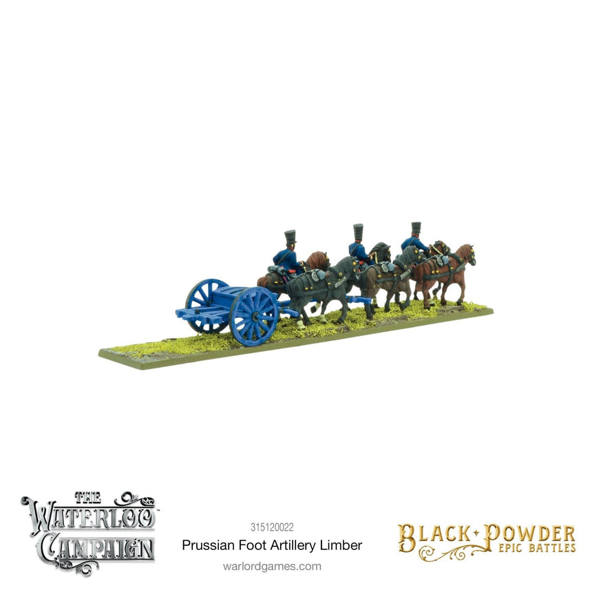 Epic Battles Napoleonic Prussian Foot Artillery Limber - Artillerie - Warlord Games - 315120022