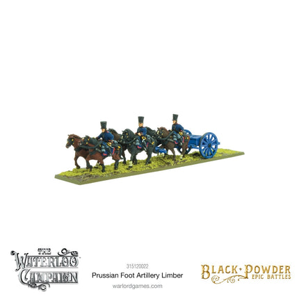 Epic Battles Napoleonic Prussian Foot Artillery Limber - Artillerie - Warlord Games - 315120022