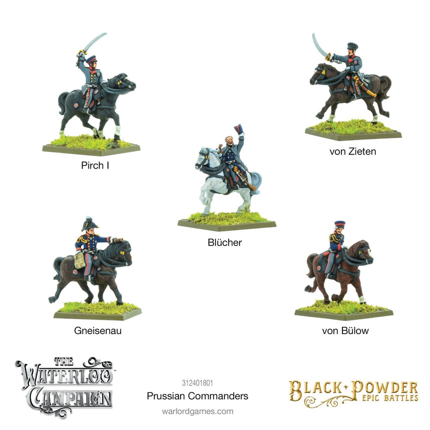 Epic Battles Prussian Commanders - Sonder - /Einzelmodelle - Warlord Games - 312401801
