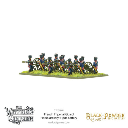 Epic Battles: Waterloo - French Imperial Guard Horse Artillery 6 - pdr Battery - Artillerie - Warlord Games - 315120006